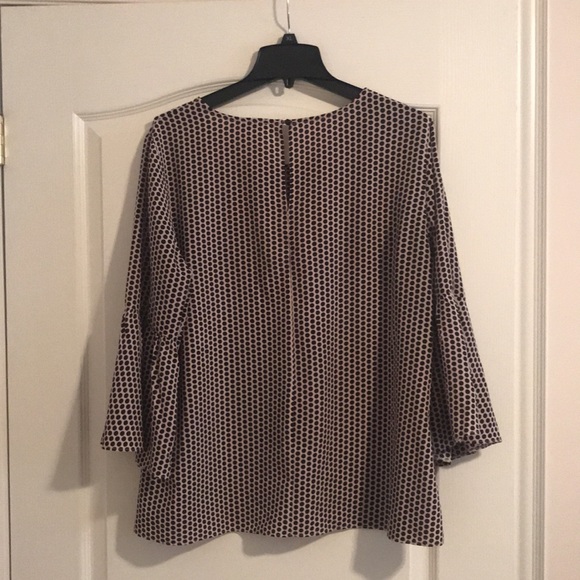 Bell sleeve polka dot blouse - Picture 2 of 6